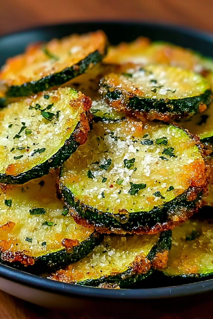 Crispy Parmesan Zucchini Rounds image 2
