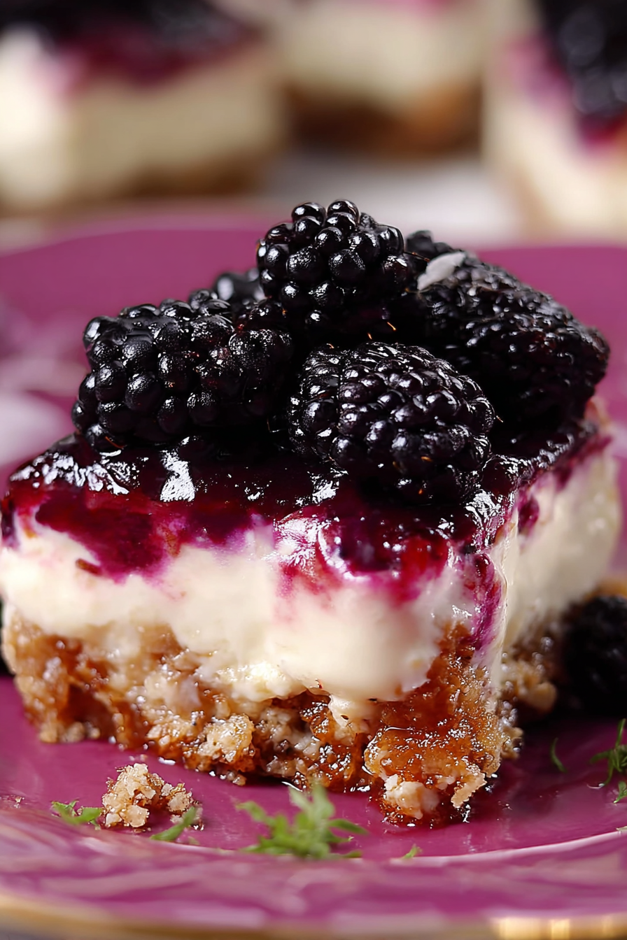 Blackberry Pretzel Dessert image 2