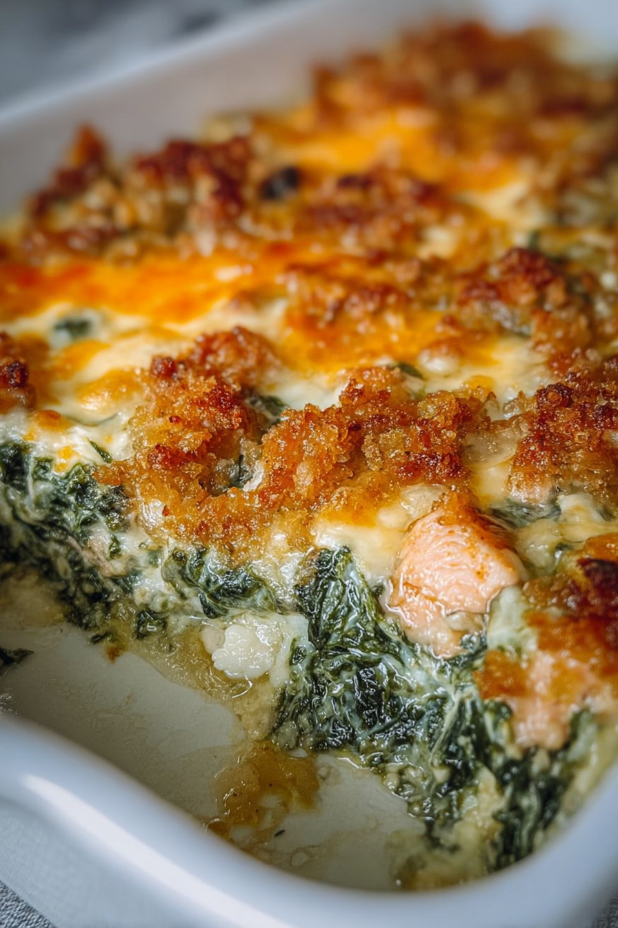 Cheesy Italian Spinach Bake image 2