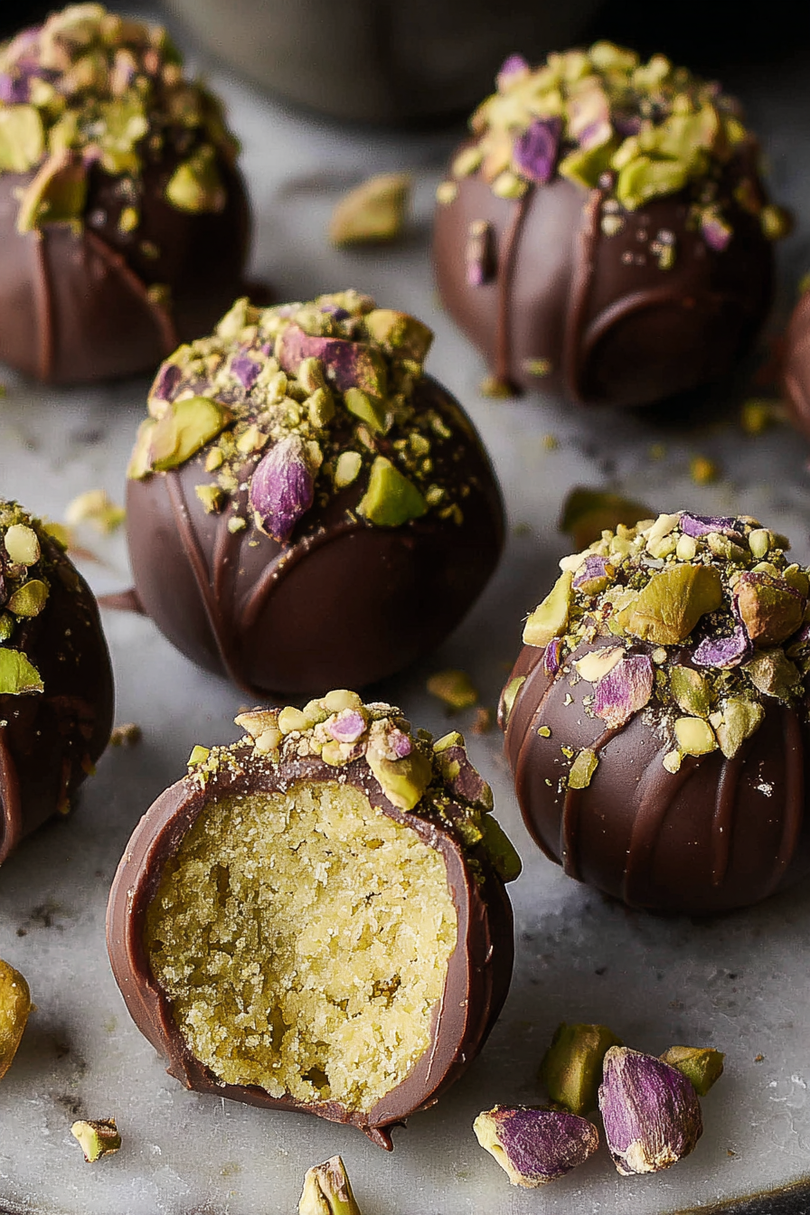 Dubai Chocolate Balls with Pistachio image 2