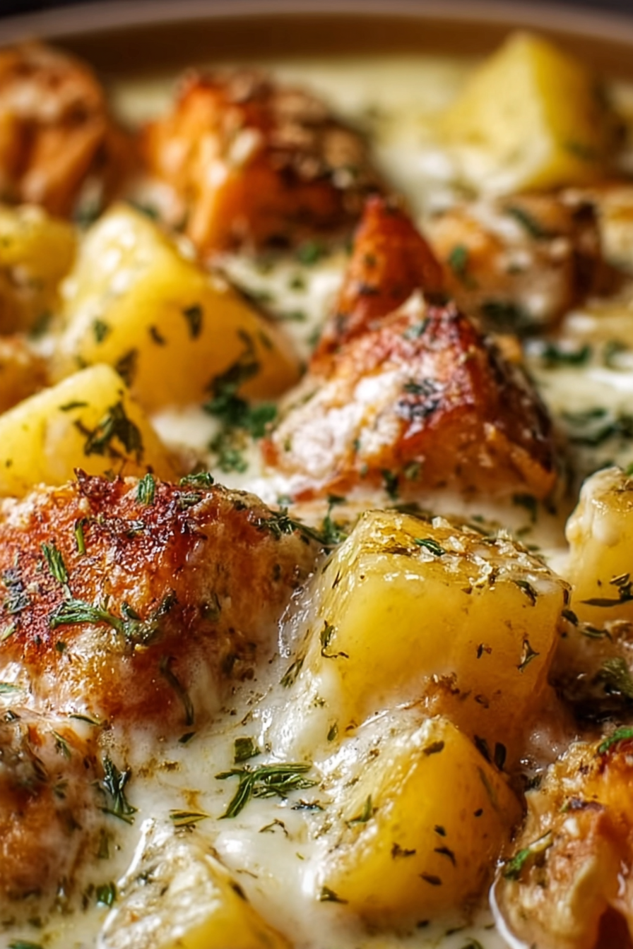 Garlic Parmesan Crockpot Chicken and Potatoes image 2