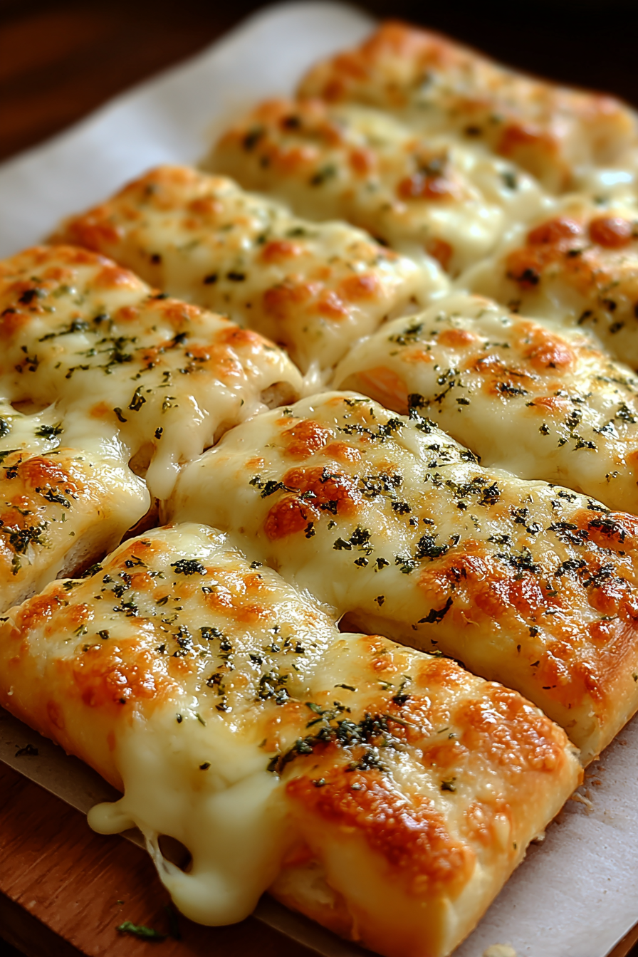 Homemade Cheesy Breadsticks image 2