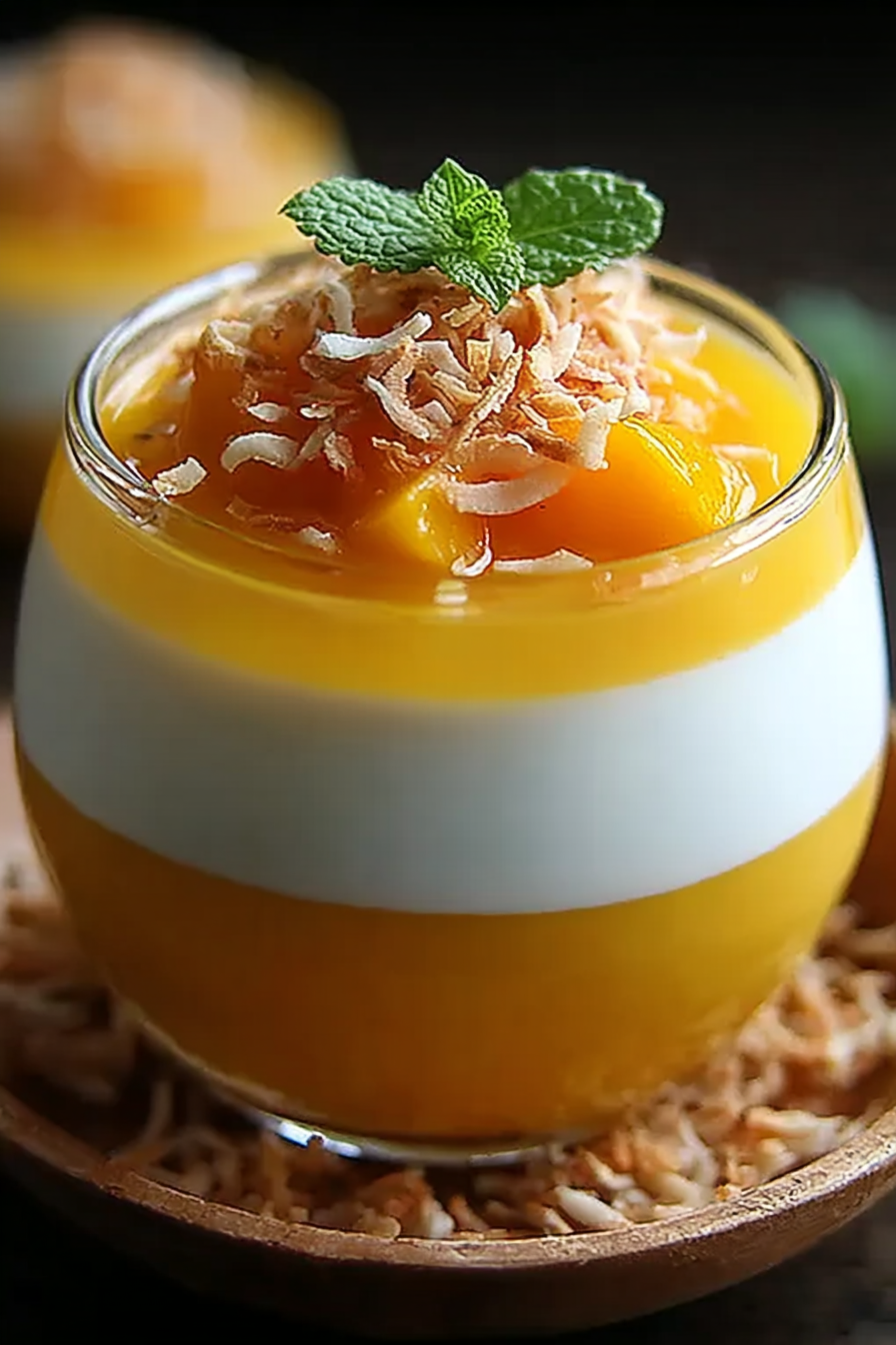 Mango Coconut Panna Cotta image 2