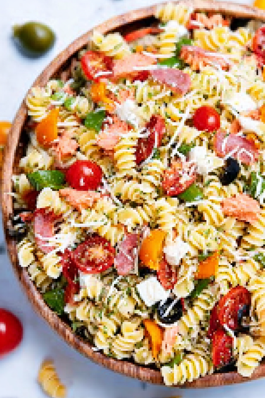 Quick Italian Pasta Salad (with 1 Secret Ingredient) - Alrightwithme image 2