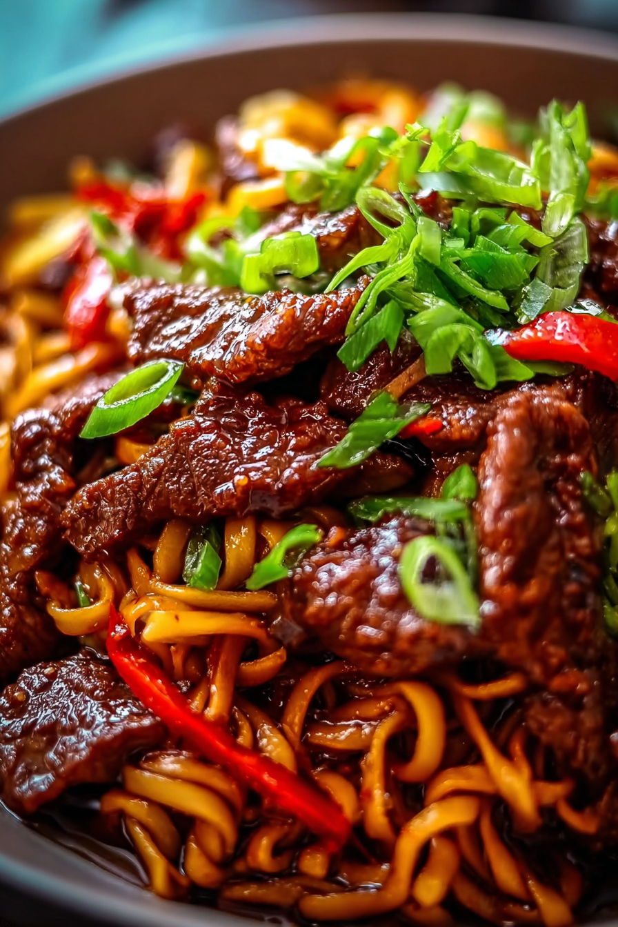 Sticky Beef Noodles image 2