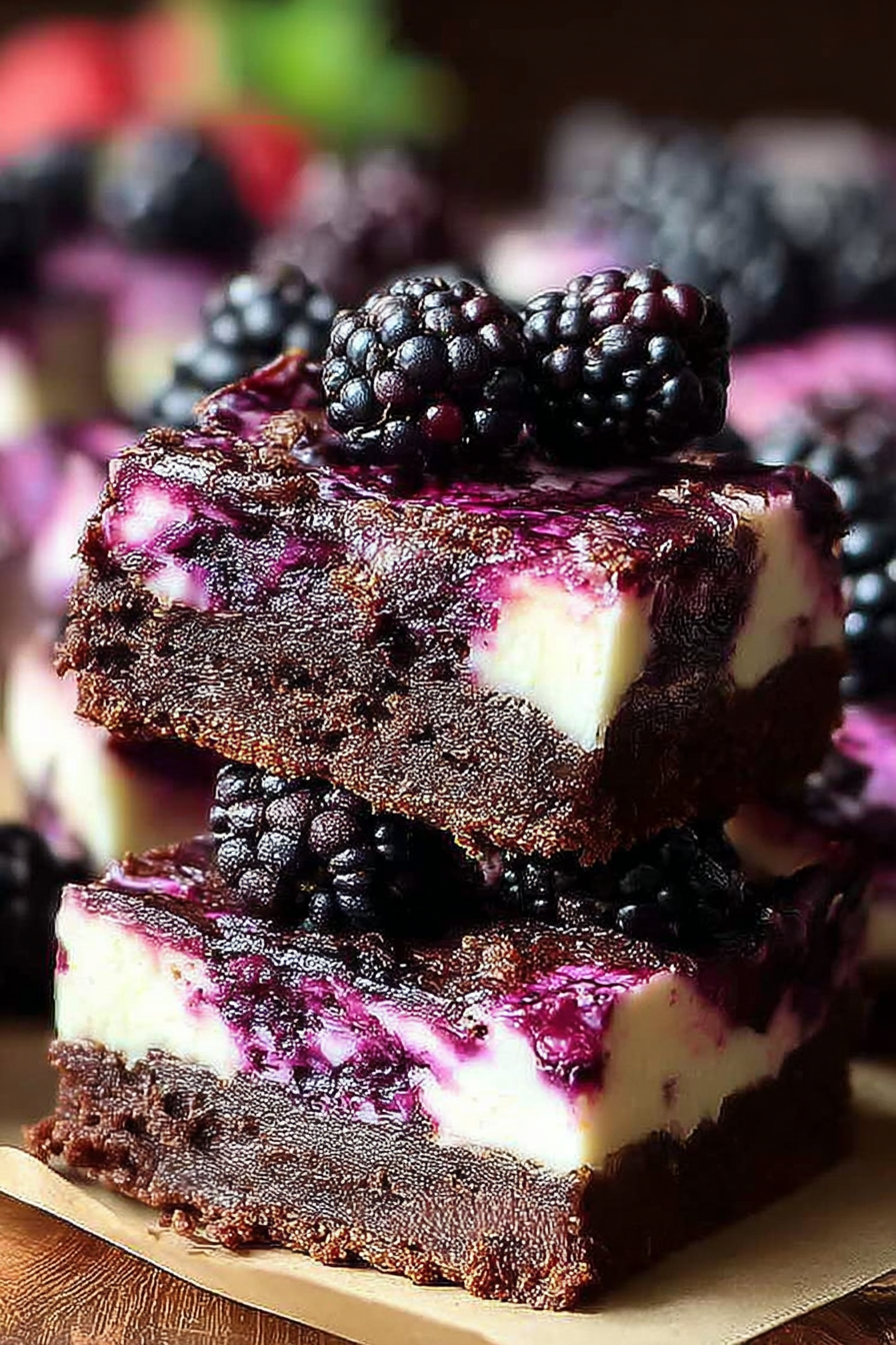 Blackberry Cream Cheese Brownies: A Decadent Dessert Recipe You’ll Love image 2