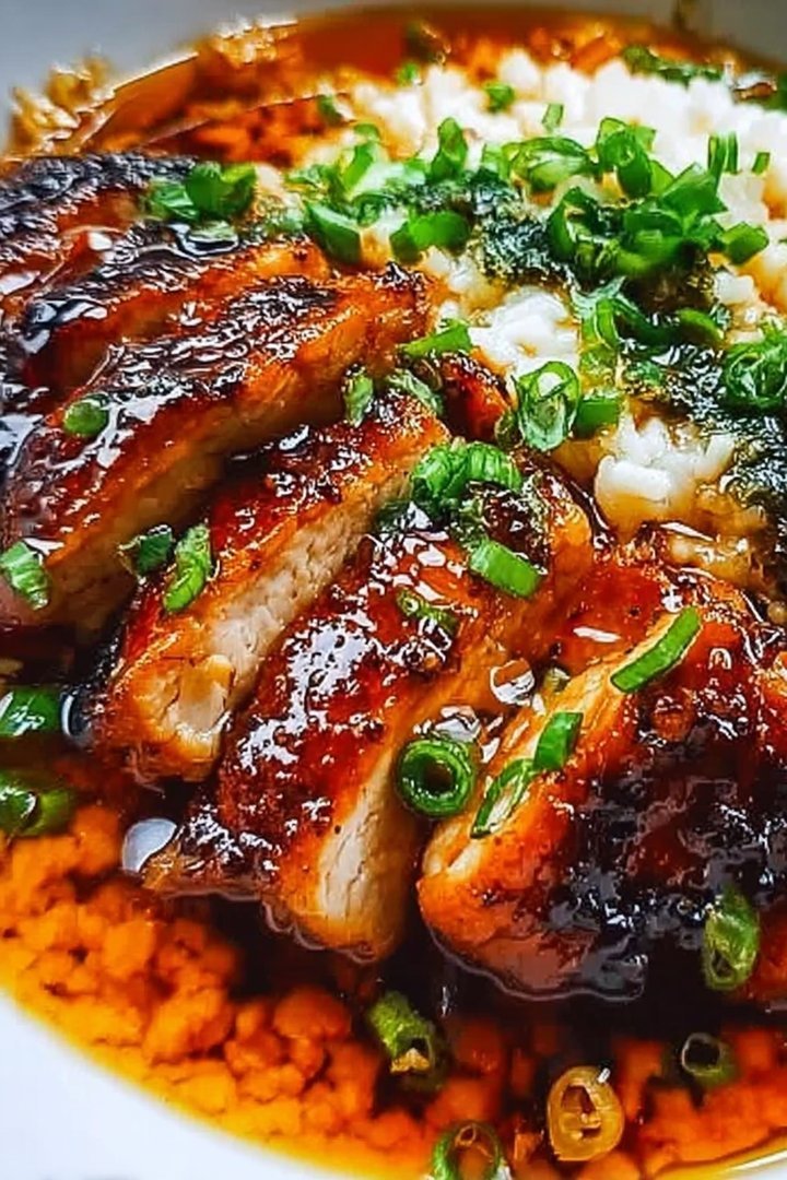 Caramelized Soy Chicken in Garlic cucumber waterger Broth with Rice: An Incredible Comfort Meal image 2