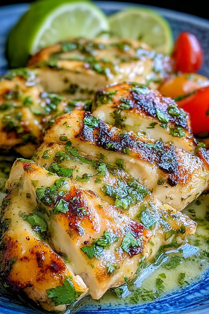 Grilled Salsa Verde Pepper Jack Chicken image 2