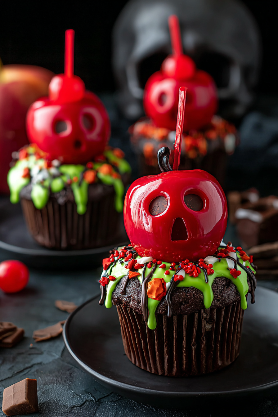 Poison Apple Cupcakes image 2