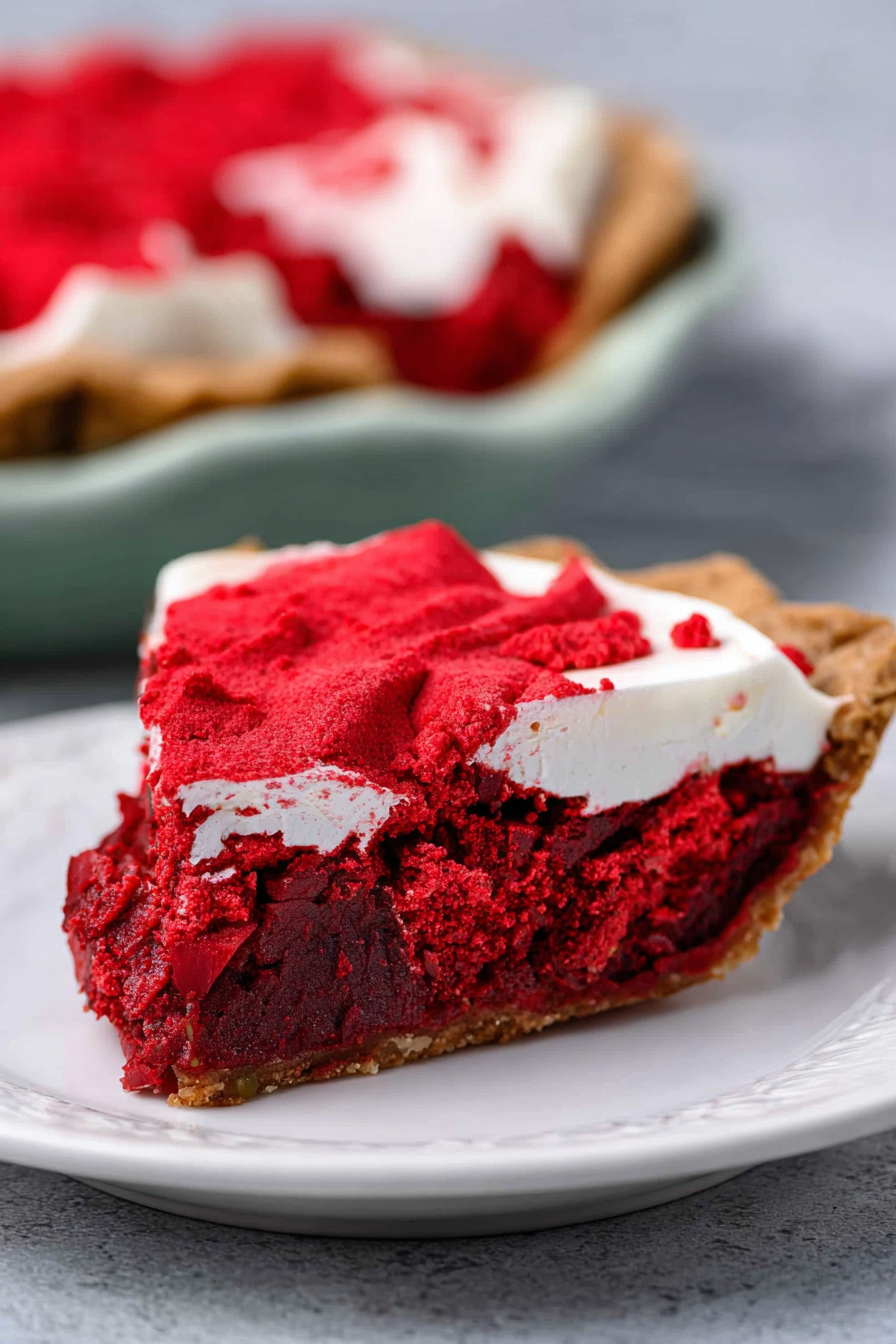 Red Velvet Brownie Pie image 2