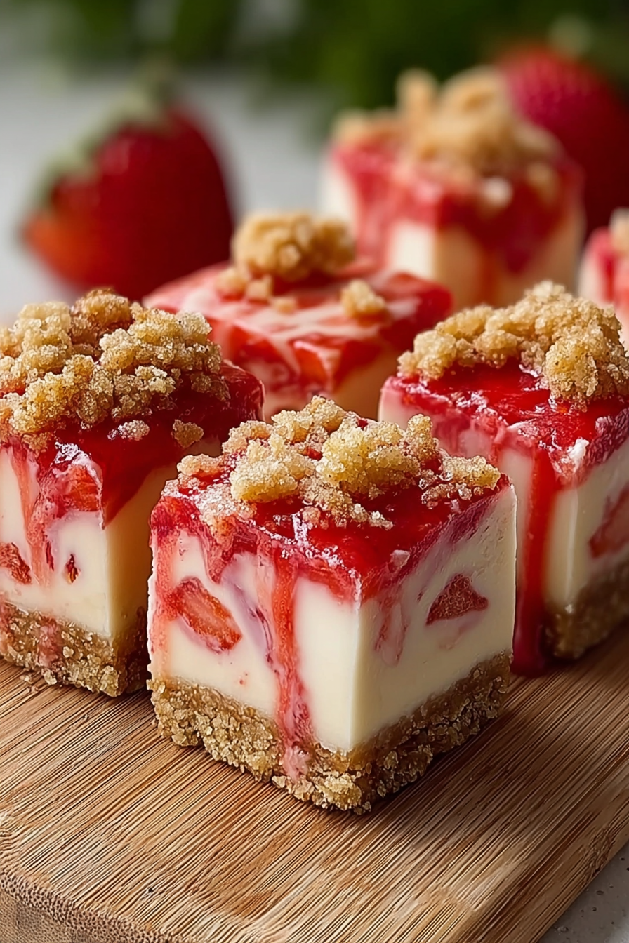 Strawberry Crunch Cheesecake Chunks – Best No-Bake Treat (Recipe + Tips) image 2