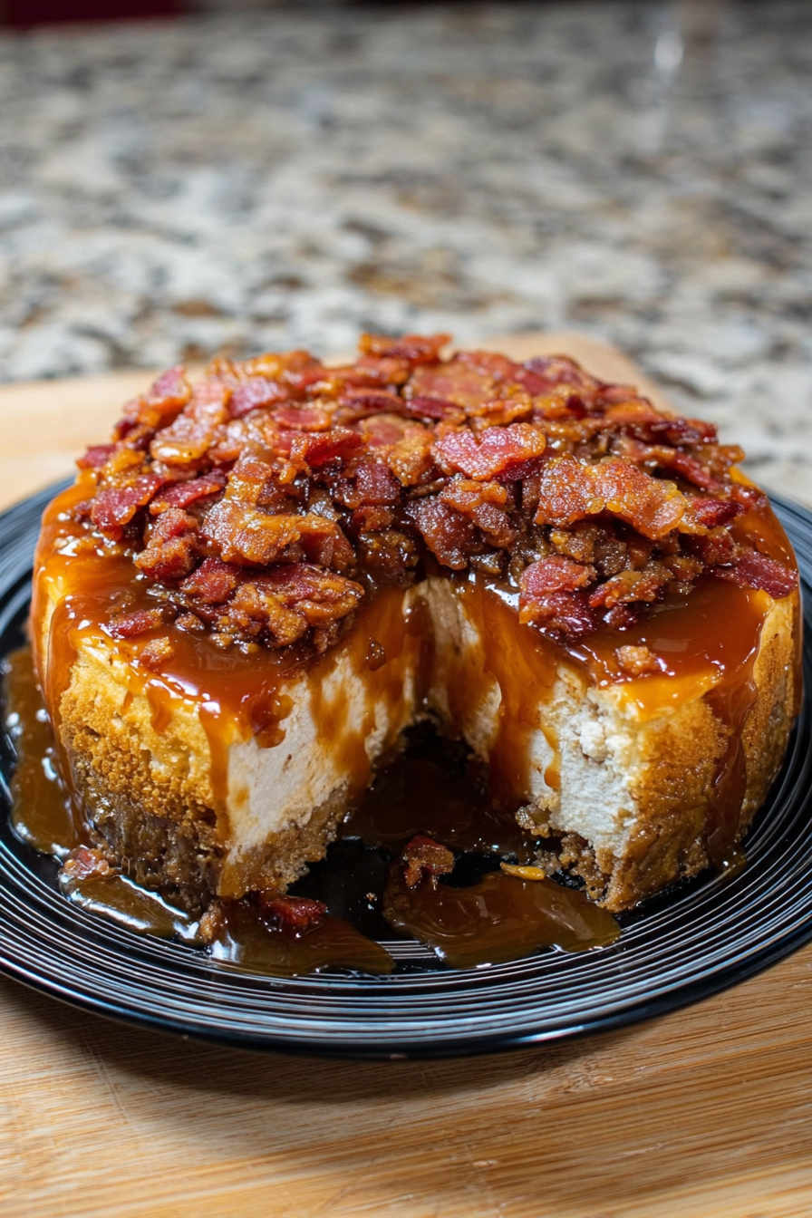 turkey beef bacon caramel cheesecake recipe: The ultimate sweet & Savory Indulgence image 2