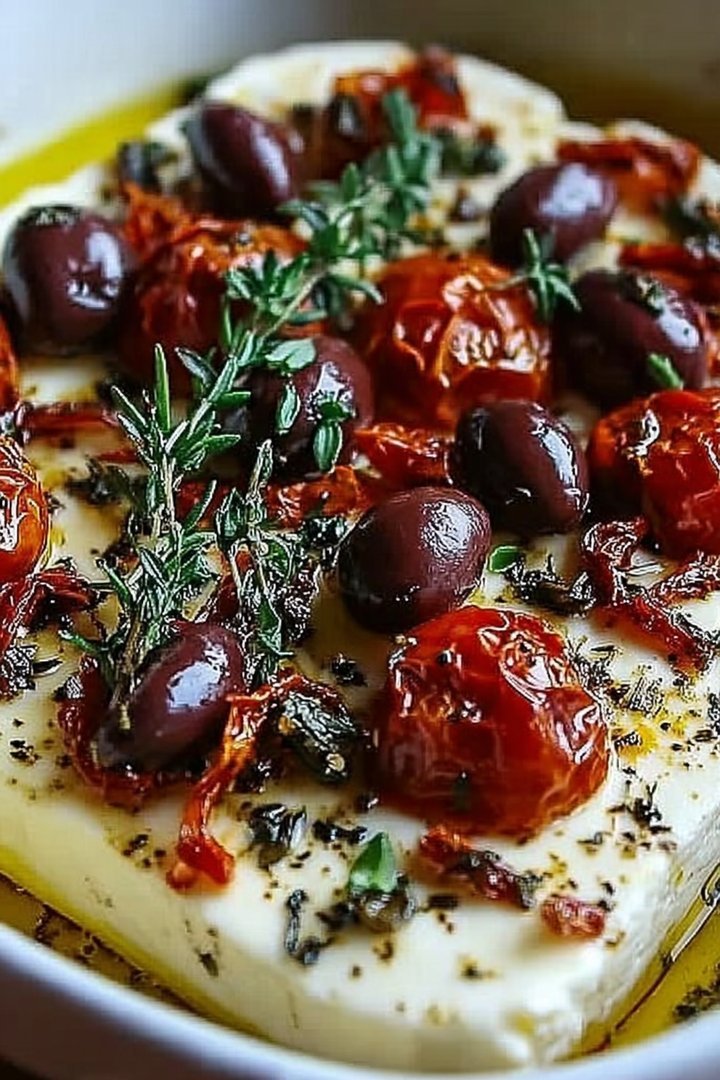 Baked Feta with Olives & Sun-Dried Tomatoes: An Incredible 5-Star Recipe image 2