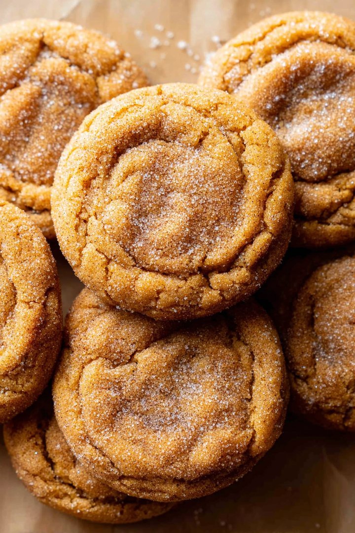 Chewy Pumpkin Snickerdoodle Cookies image 2