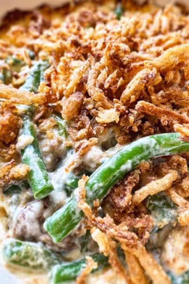 Homemade Green Bean Casserole image 2
