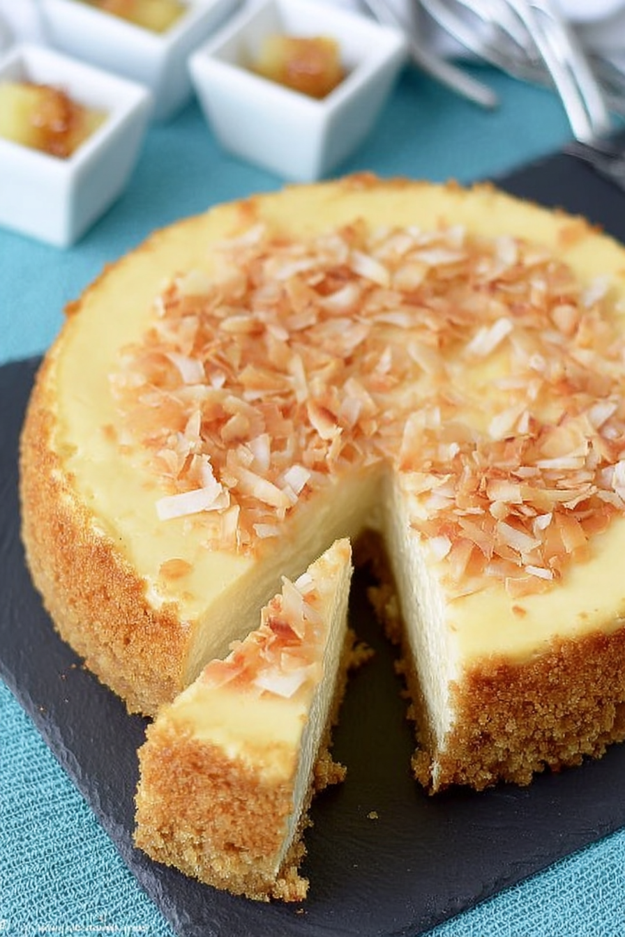 Piña Colada Cheesecake image 2