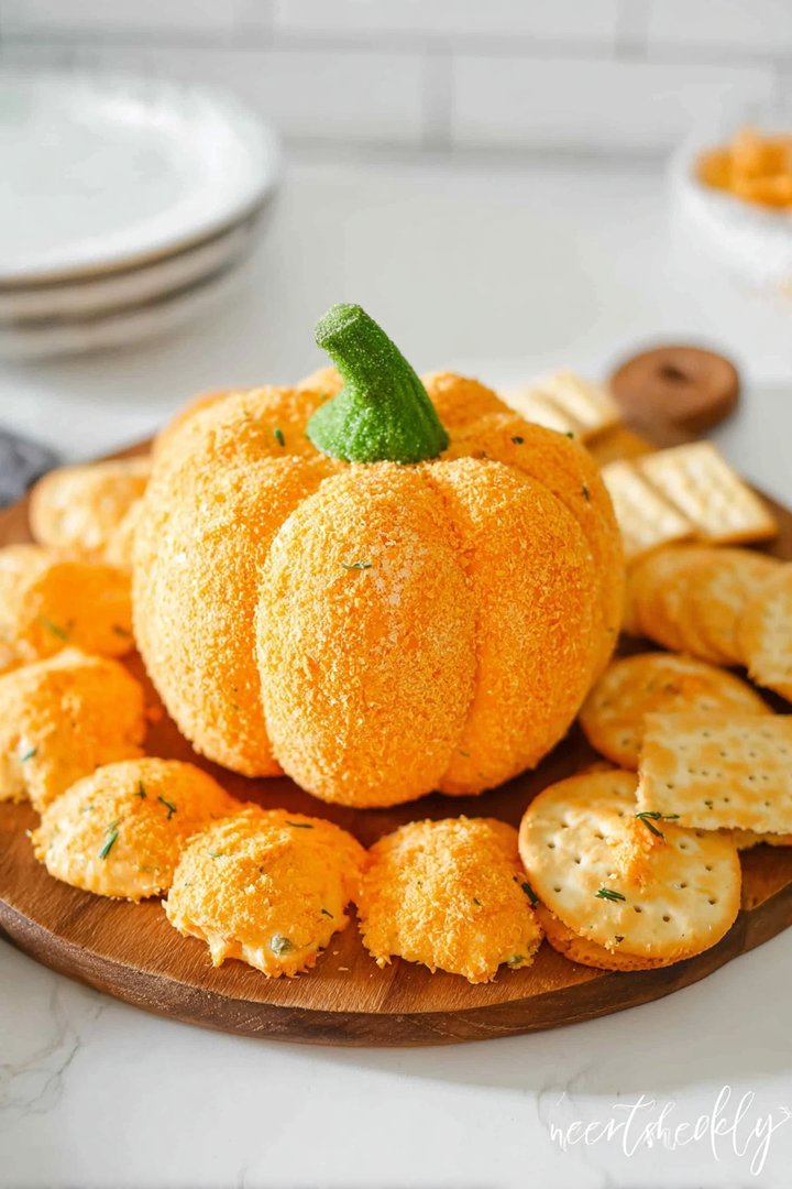 Pumpkin Shaped Cheese Ball image 2