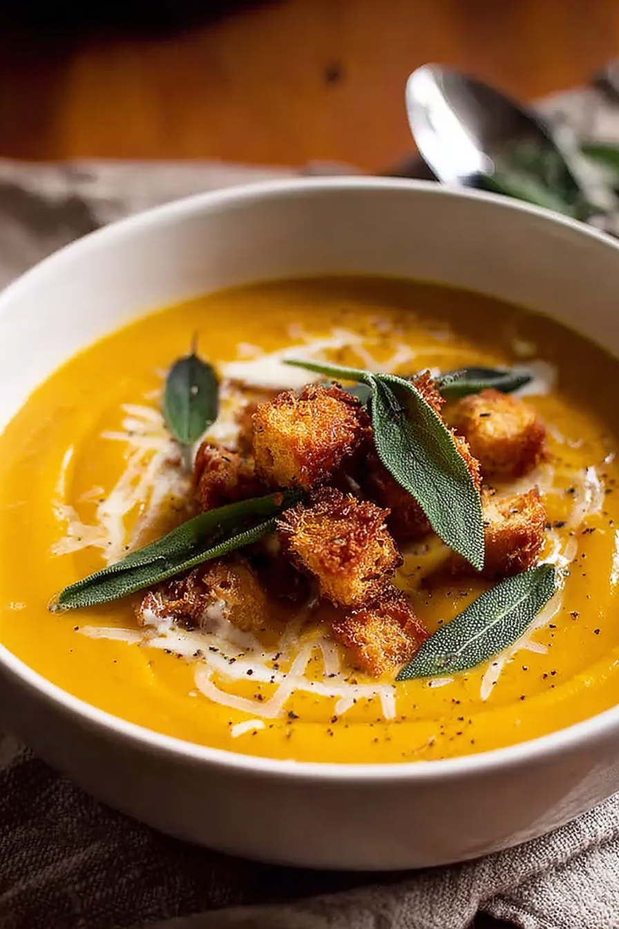 Sage Roasted Butternut Squash Soup - Alrightwithme image 2