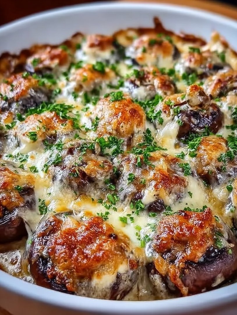 Cheesy Mushroom Casserole image 2