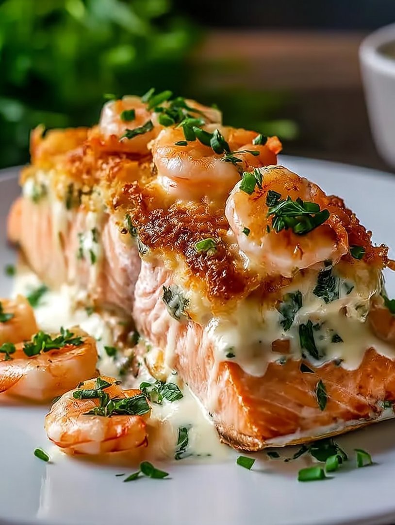 Crab and Shrimp Stuffed Salmon: An Amazing Ultimate Recipe image 2