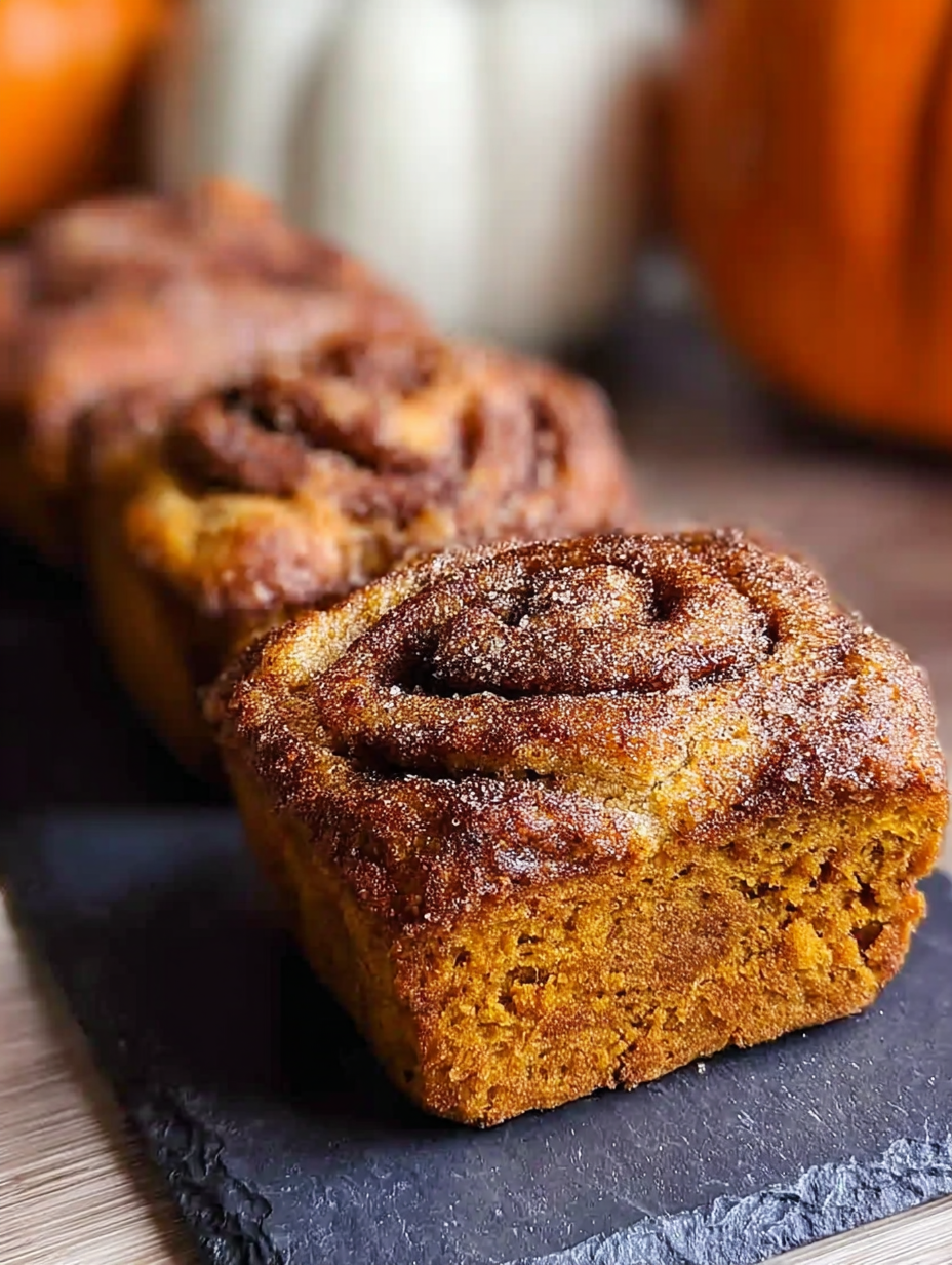 Homemade Mini Pumpkin Bread with Cinnamon Swirl - Alrightwithme image 2