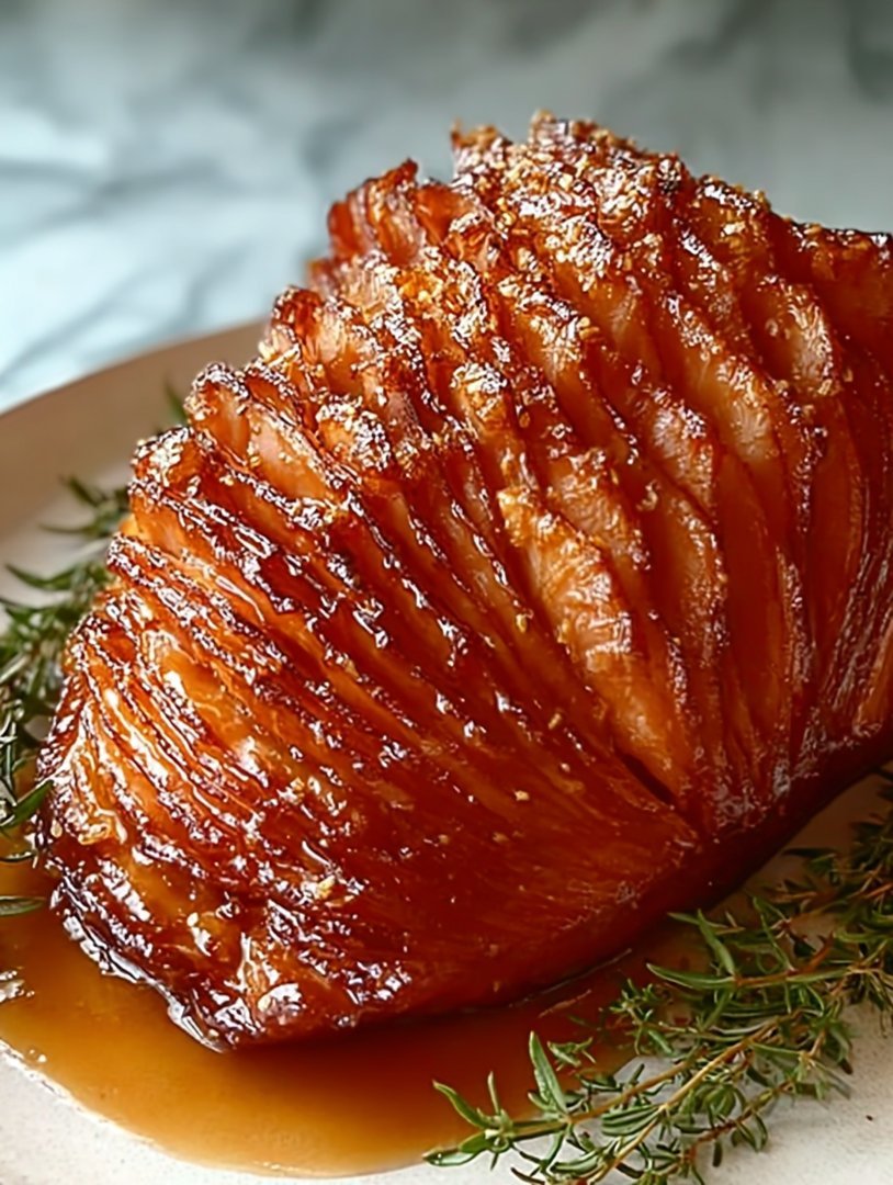 Irresistible Honey Brown Sugar chicken ham Glaze for Your Holiday Feast image 2