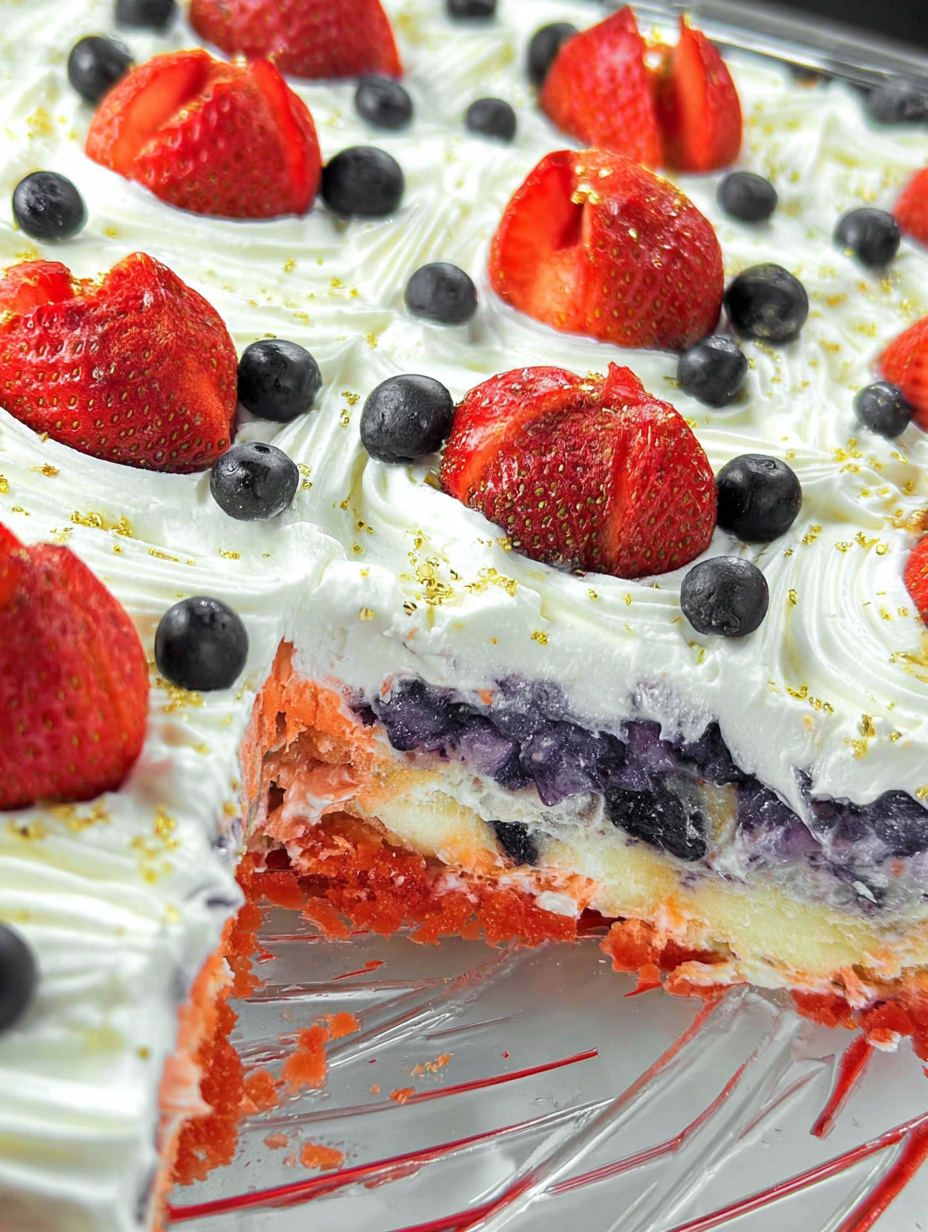 Patriotic Lasagna Dessert Recipe image 2