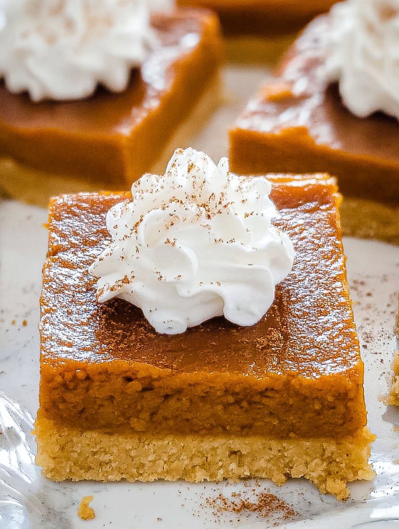 Pumpkin Pie Bars Recipe image 2