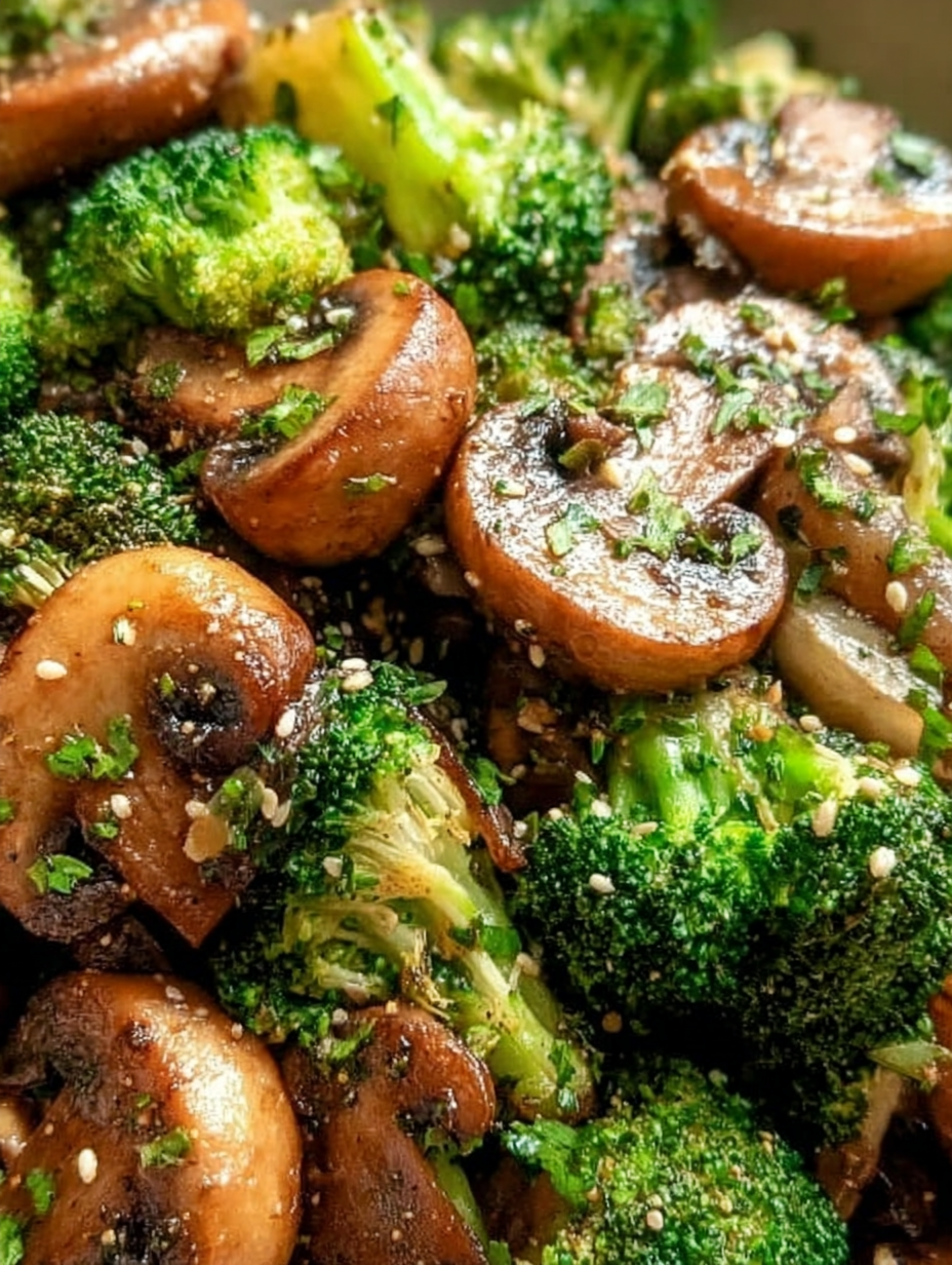 Sauteed Mushrooms with Broccoli image 2