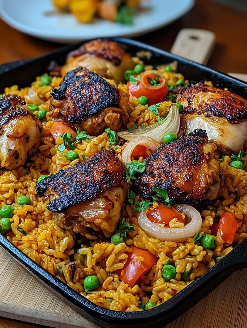 Caribbean Chicken with Flavored Rice image 2