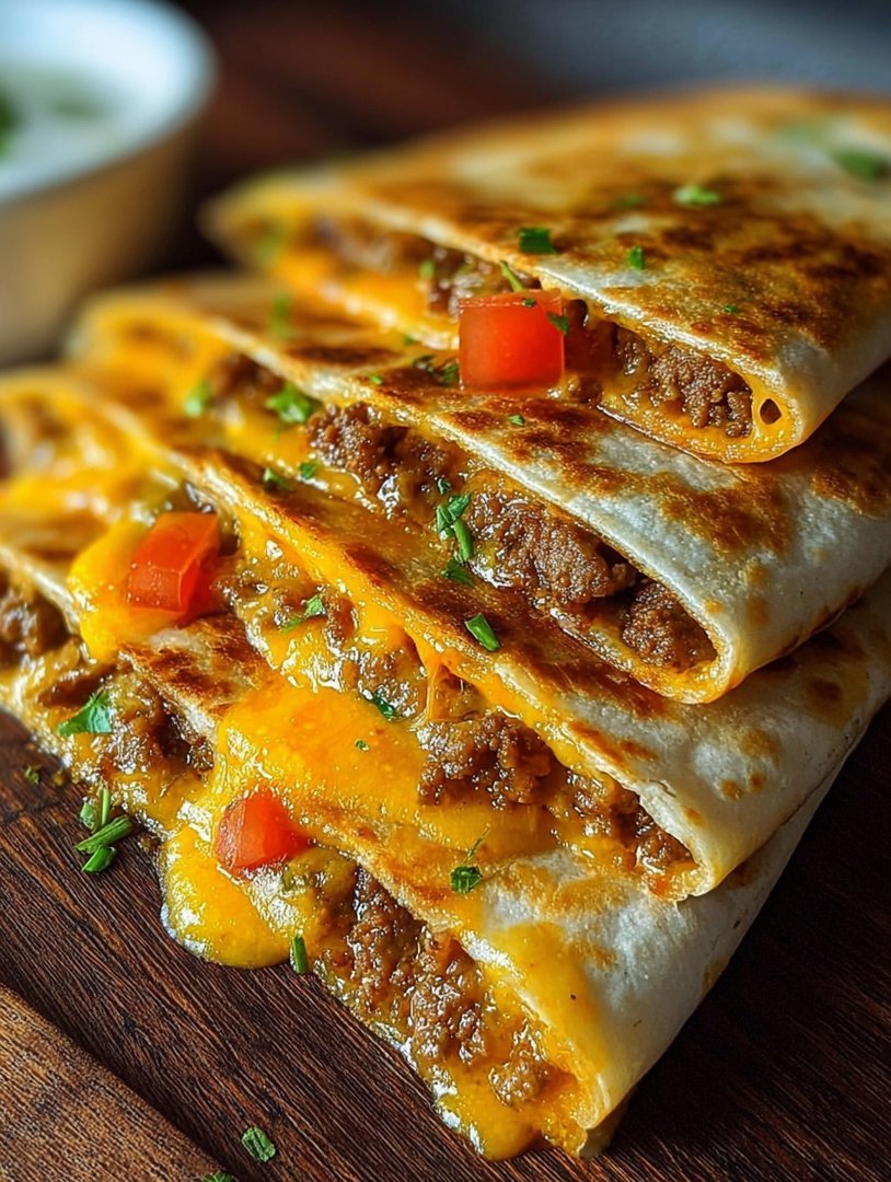 Cheeseburger Quesadillas image 2
