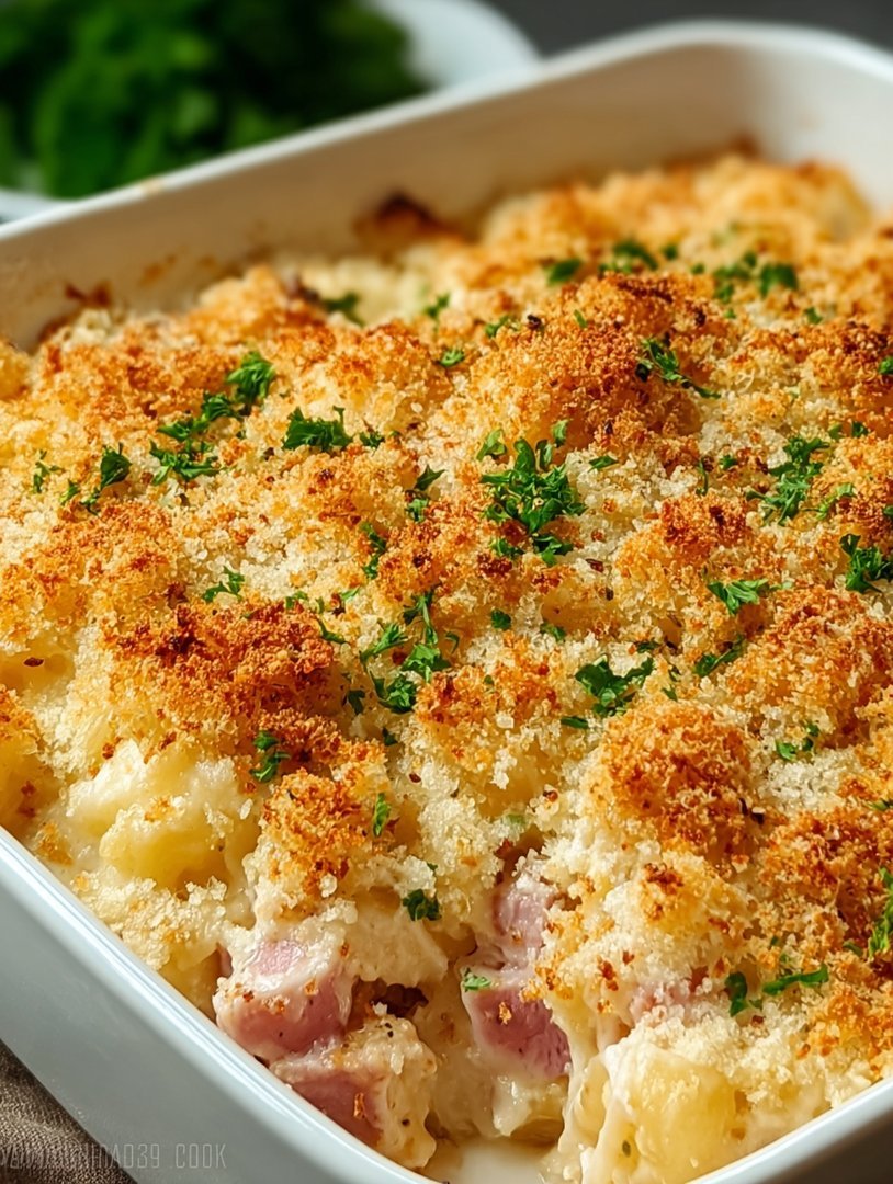 Chicken Cordon Bleu Casserole: A Comfort Classic with a Cheesy Twist image 2