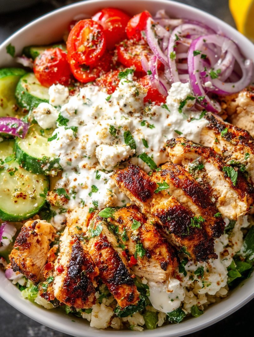 Greek Chicken Bowls: A Flavor-Packed Mediterranean Favorite Made Easy image 2