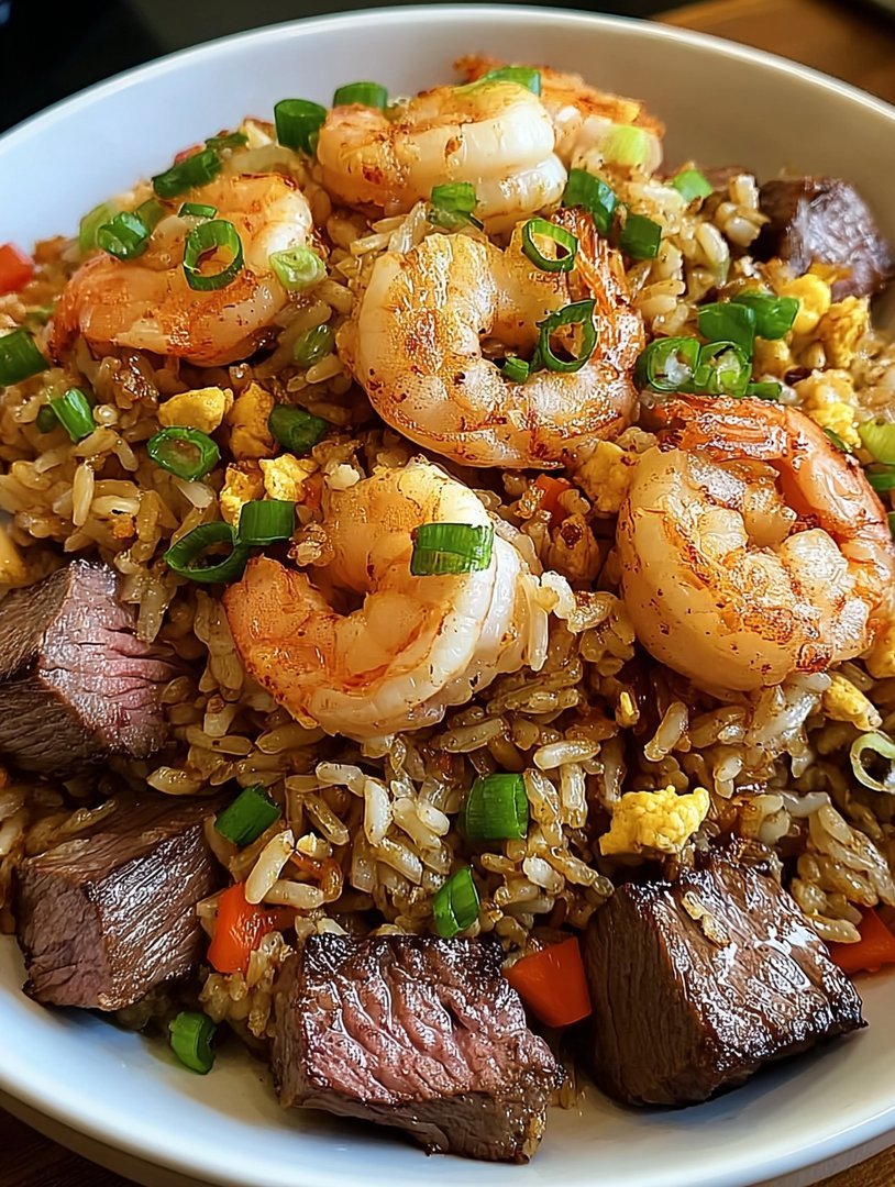 Shrimp and Steak Fried Rice image 2