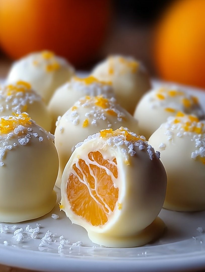 White Chocolate Orange Creamsicle Truffles image 2