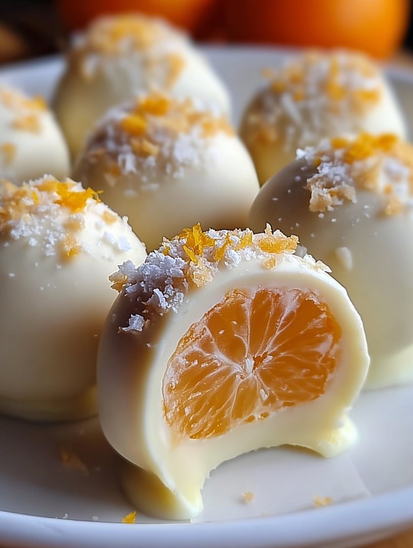 White Chocolate Orange Creamsicle Truffles image 2