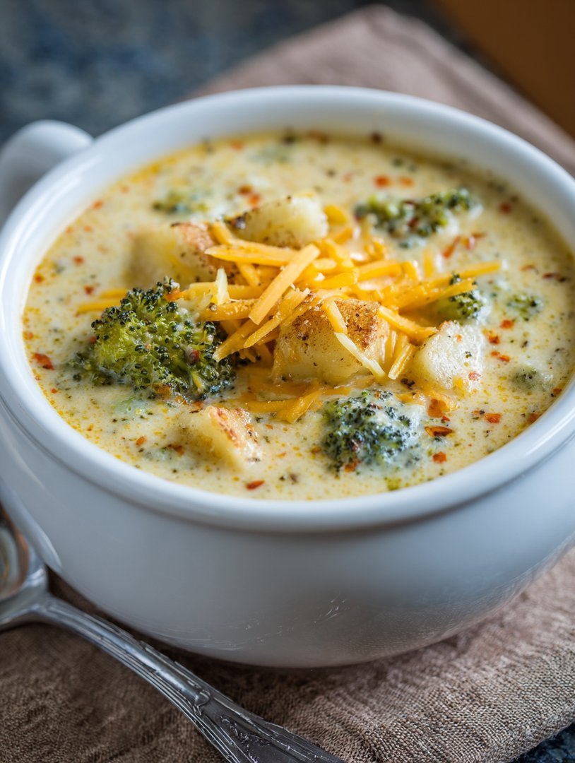 Broccoli Potato Cheese Soup image 2