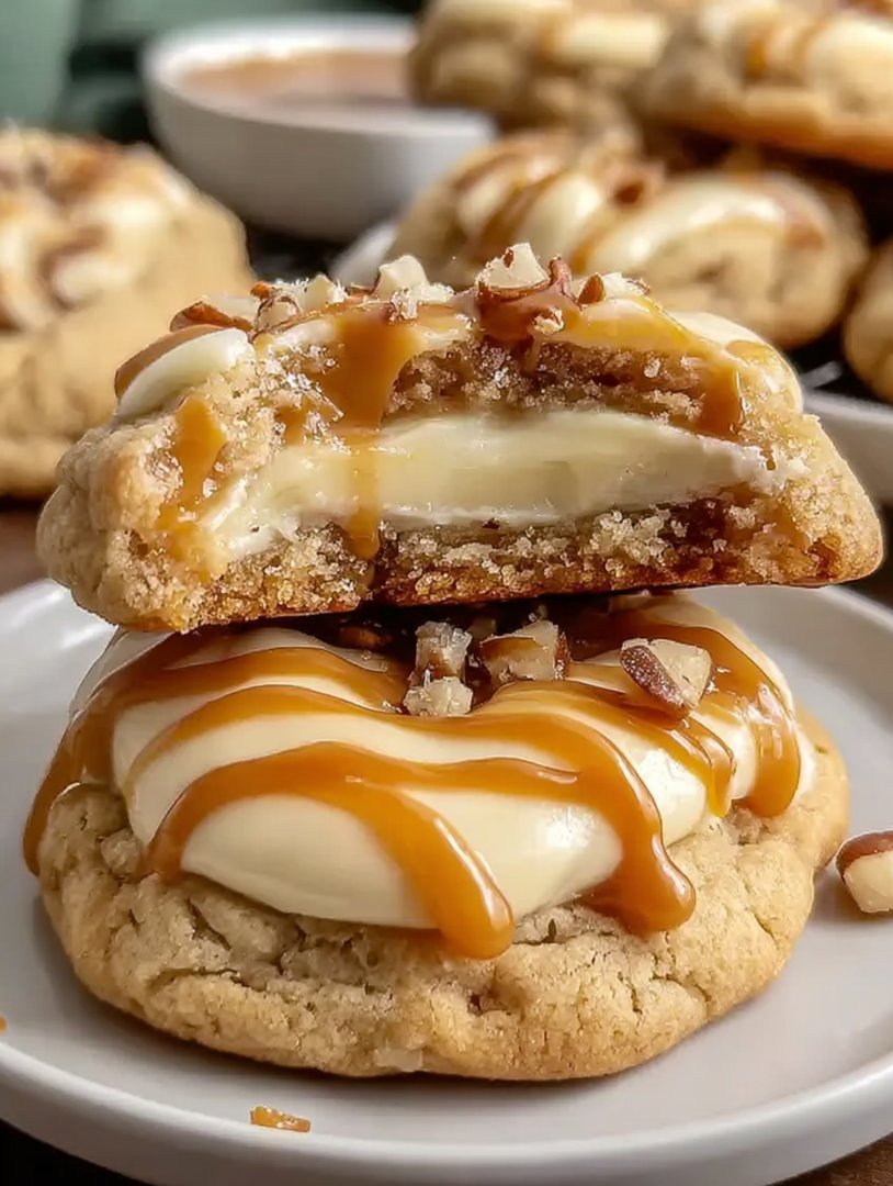 Caramel Cheesecake Cookies image 2