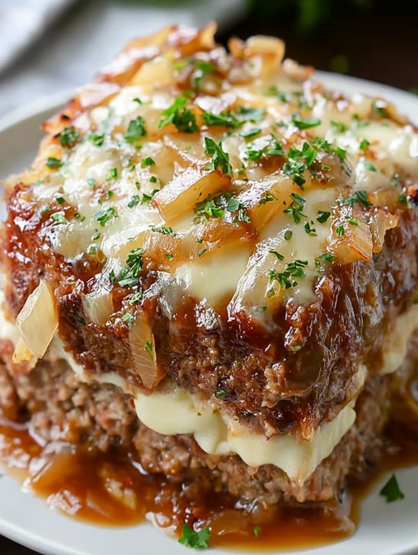 Cozy French Onion Meatloaf image 2