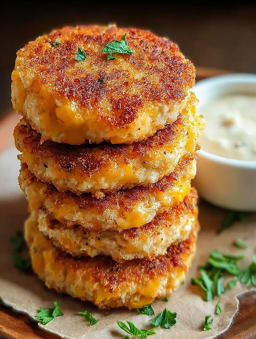 Crispy Cheesy Chicken Ranch Patties image 2