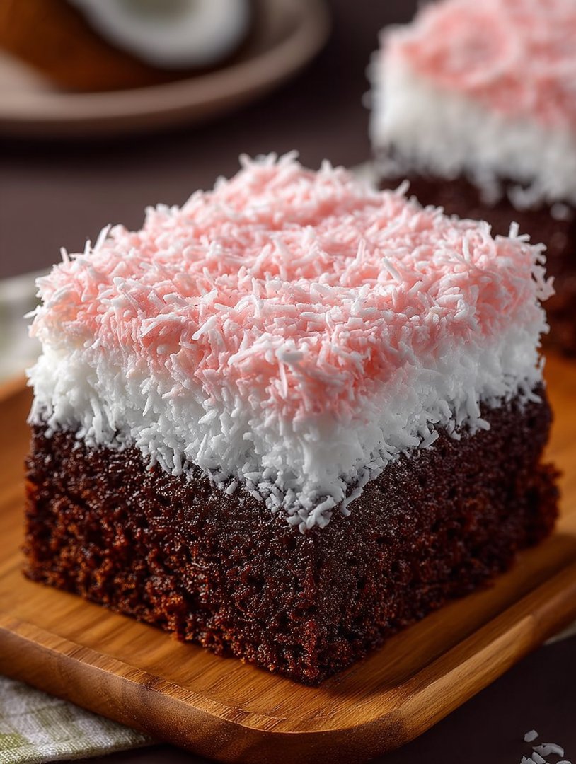 Easy Sno Ball Brownies with Marshmallow Coconut Topping image 2