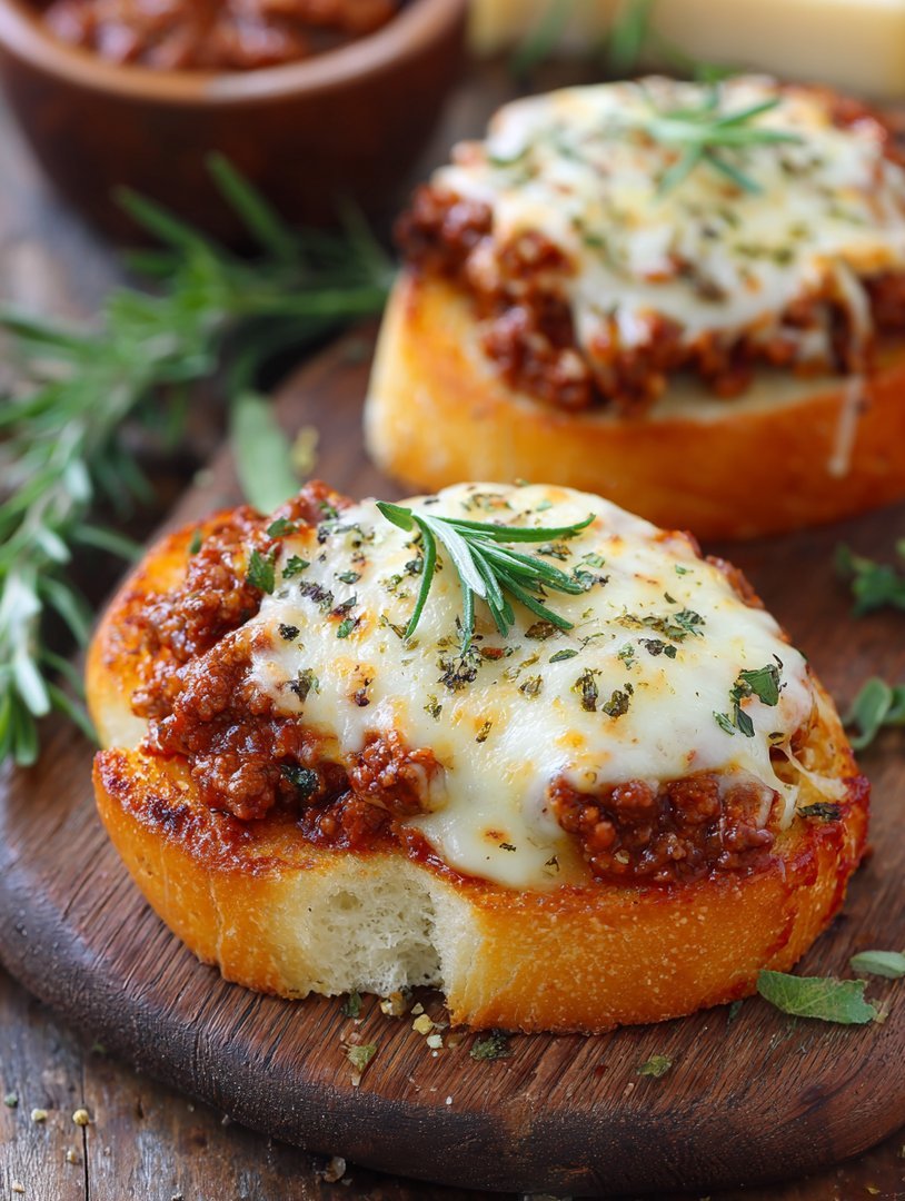 italian garlic bread sloppy joes image 2